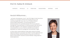 Desktop Screenshot of nadine-schoeneck.de