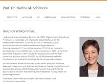 Tablet Screenshot of nadine-schoeneck.de